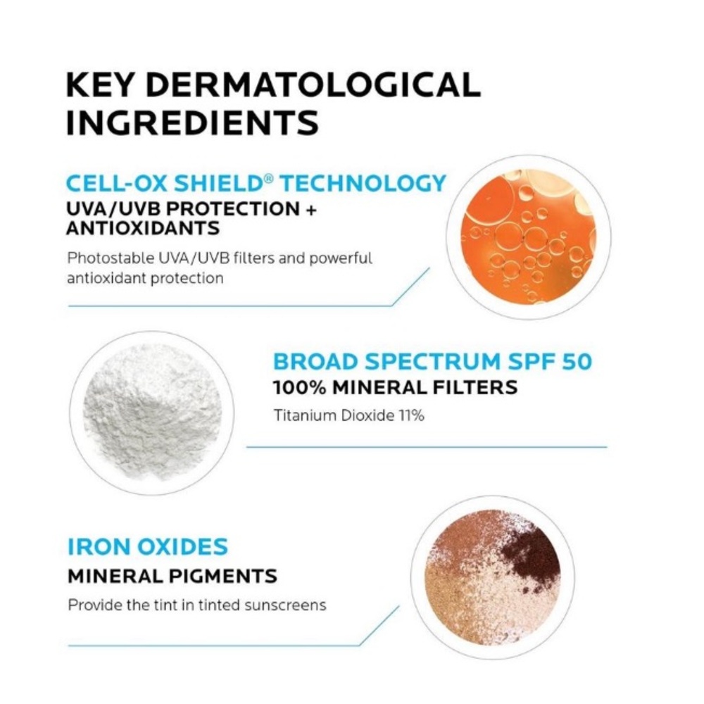 HP!✨La Roche-Posay Anthelios Mineral Tinted Ultra Light Face Sunscreen SPF 50 - Picture 7 of 11